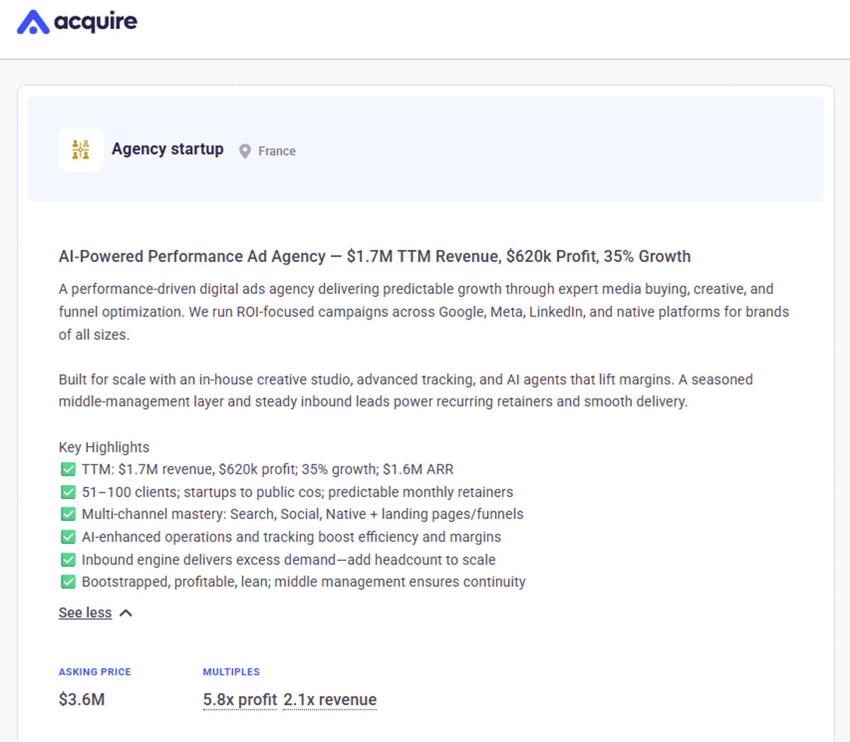 AI Ad Agency Generates $620K Profit, 35% Growth