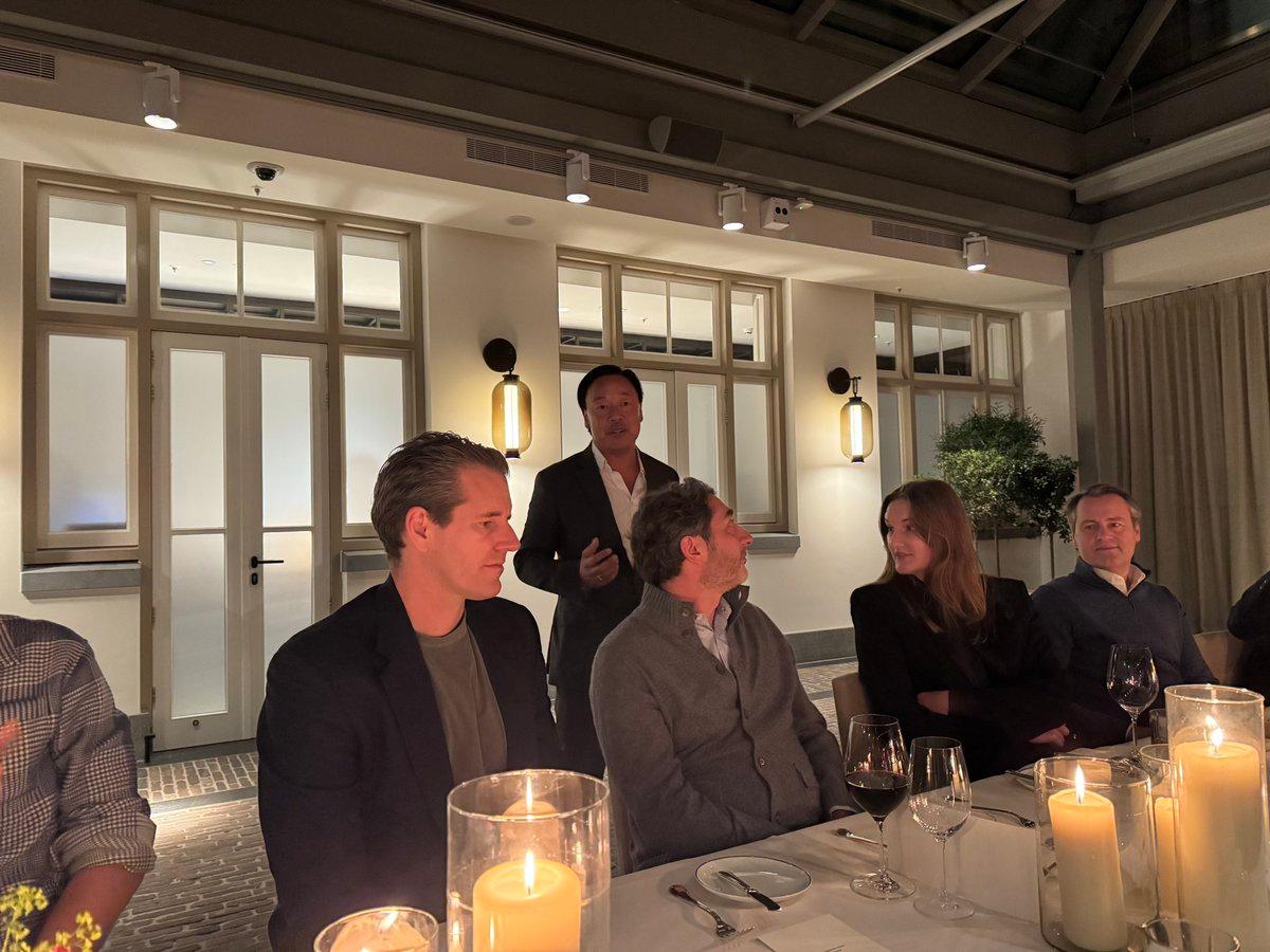 First Treasury Bitcoin Dinner Aims to Mainstream Europe