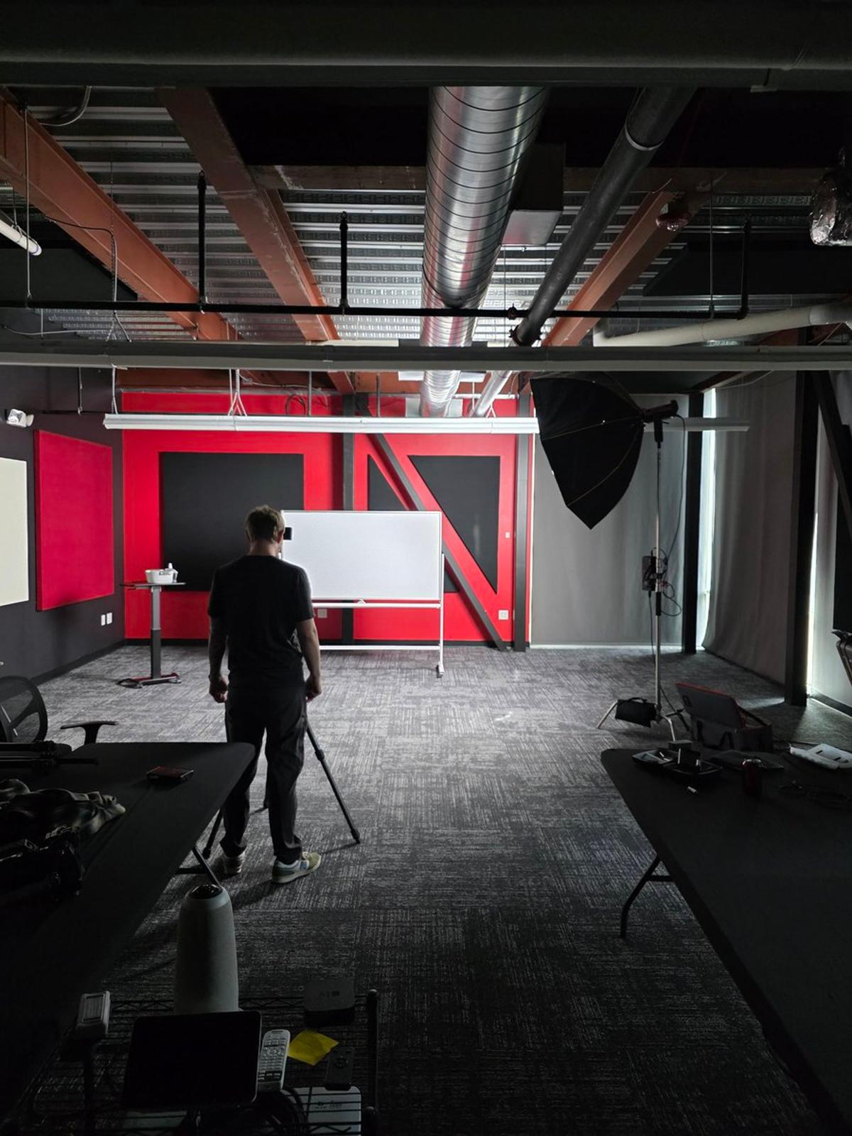 Preparing for Another Midnight Whiteboard Video Shoot