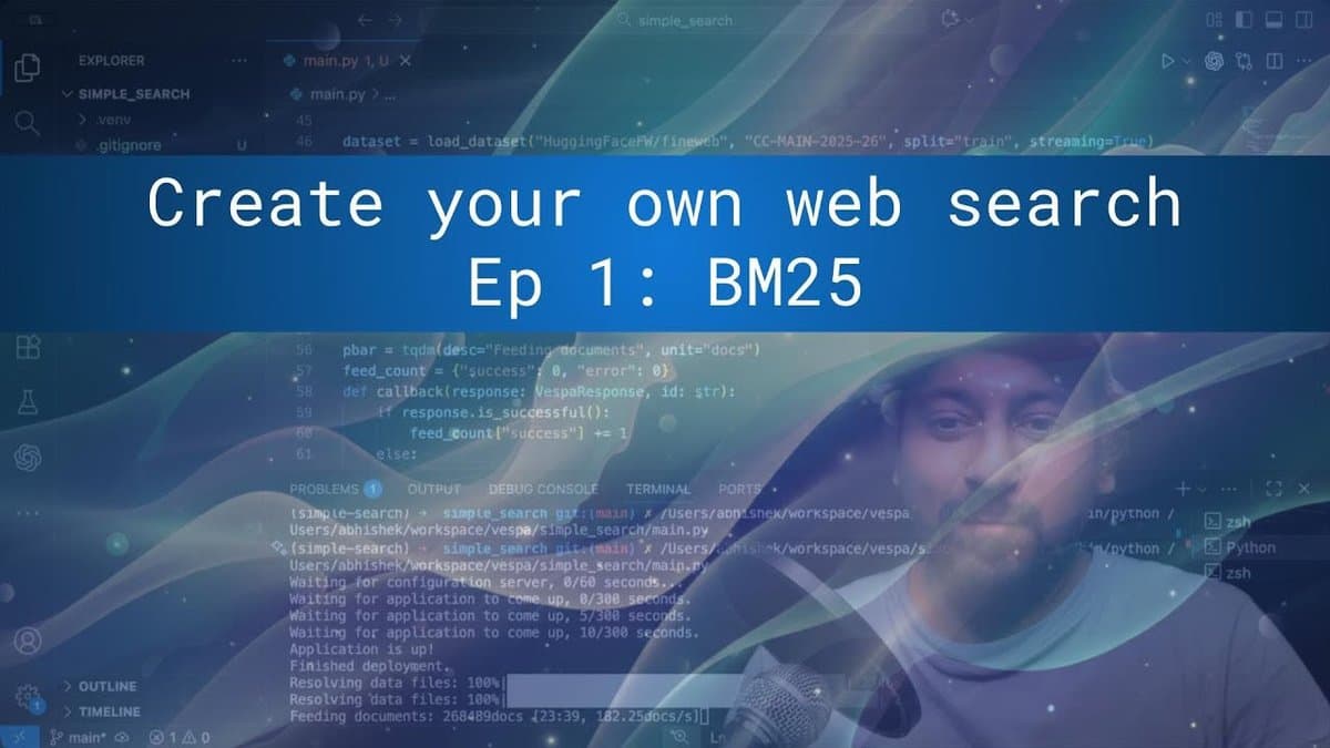 Build a Vespa BM25 Search App with Docker