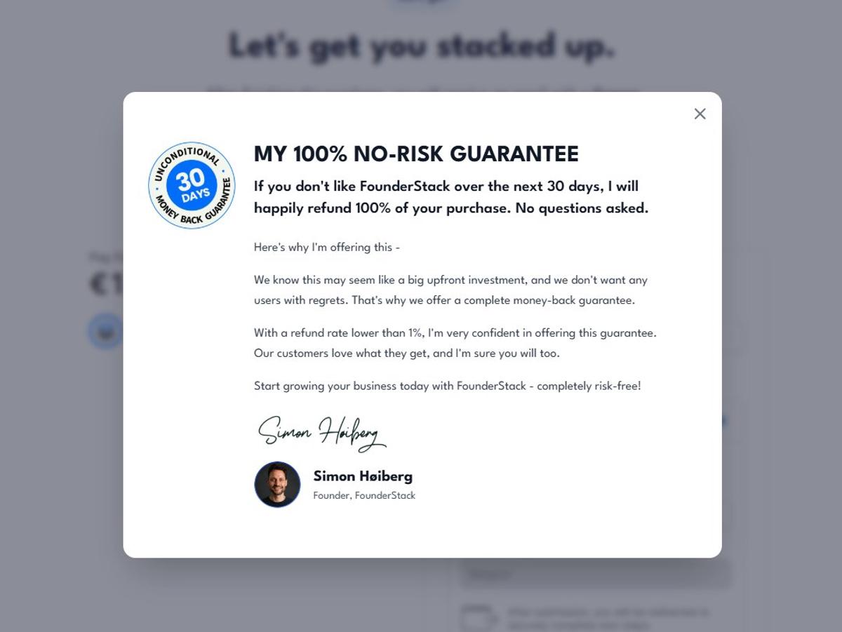 Full Money-Back Guarantee Boosts Checkout Conversions Instantly