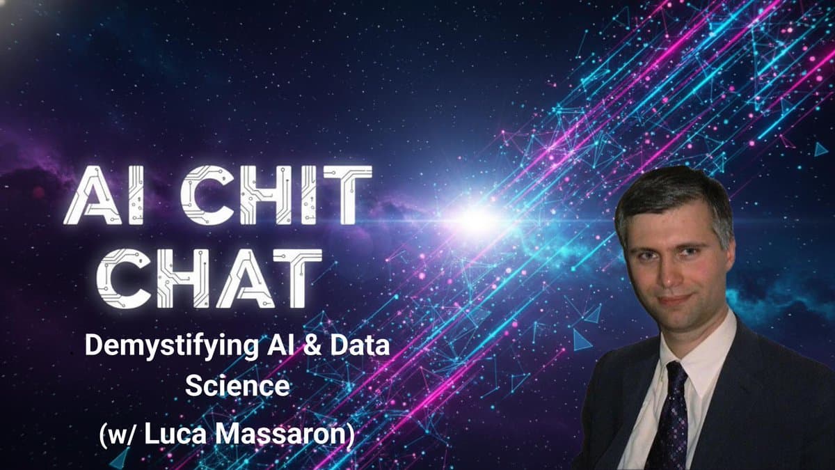 Live at 1800 CET: Chat with AI Expert Luca Massaron