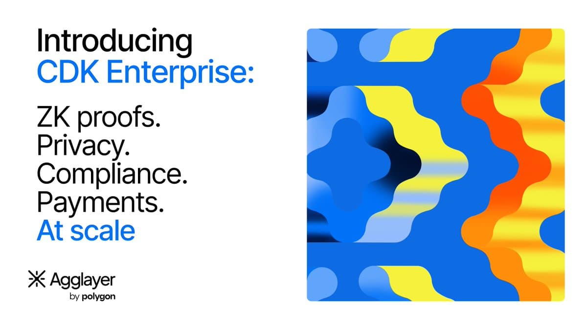 CDK Enterprise Enables Private‑Public Blockchains via ZK Proofs