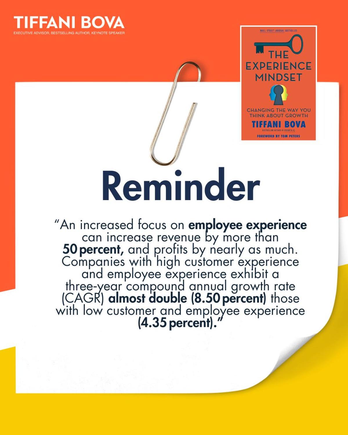 Invest in Employee & Customer Experience to Double Growth