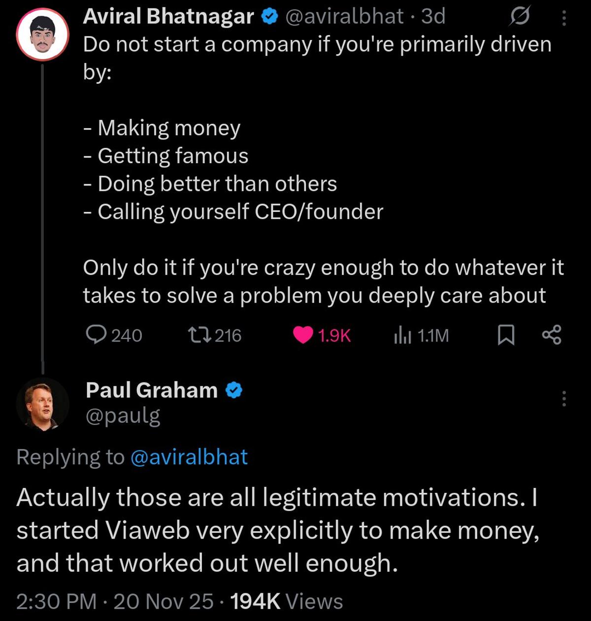 Purpose‑Driven Founders Outperform Fame‑Seeking Entrepreneurs