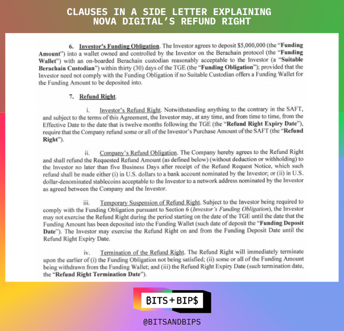 Brevan Howard Secures $25M Refund Clause on Berachain