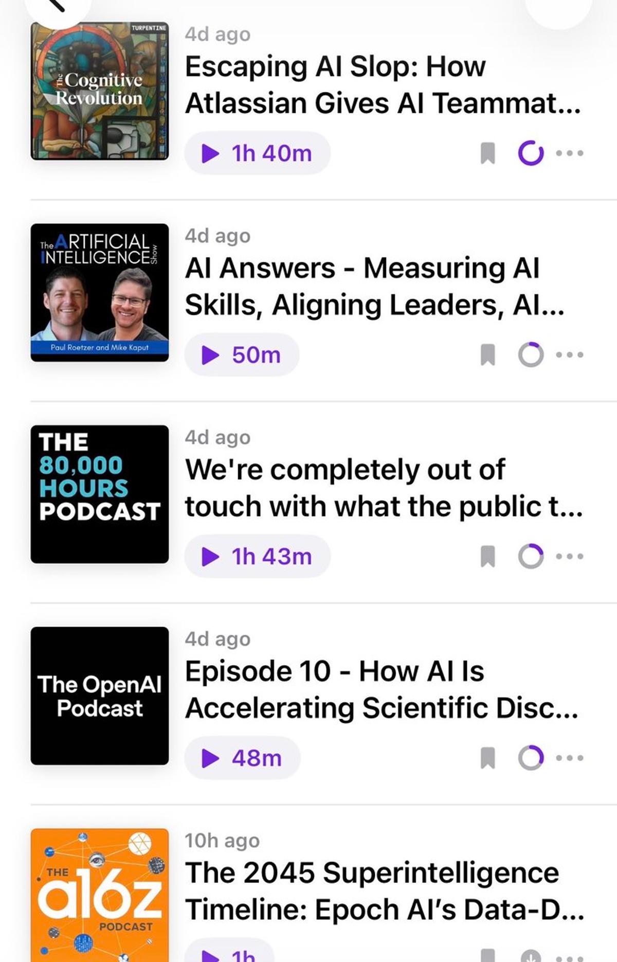 Top AI Podcasts I Listen to Weekly