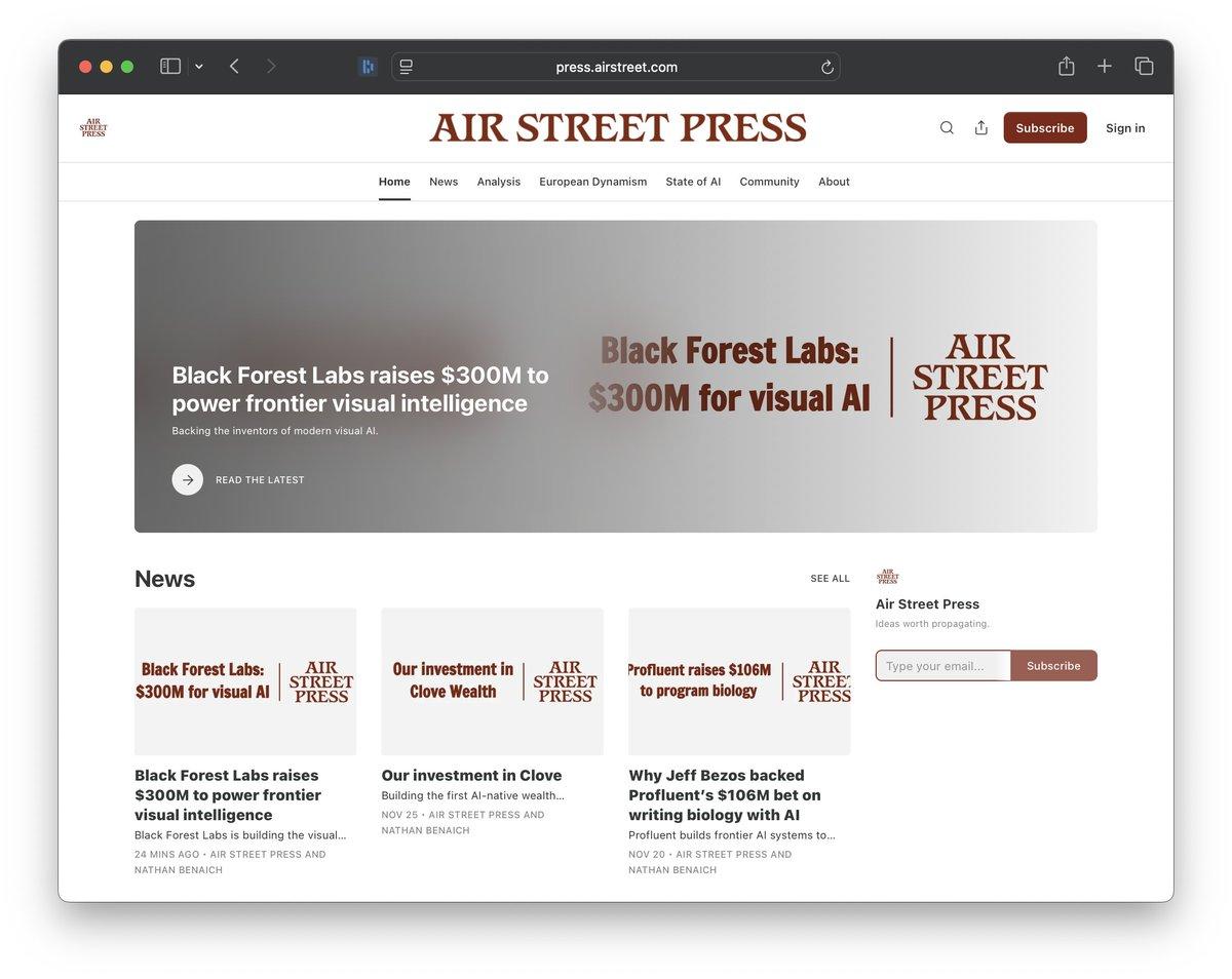 Airstreet Backs Europe's Breakthrough Visual AI Startup Flux