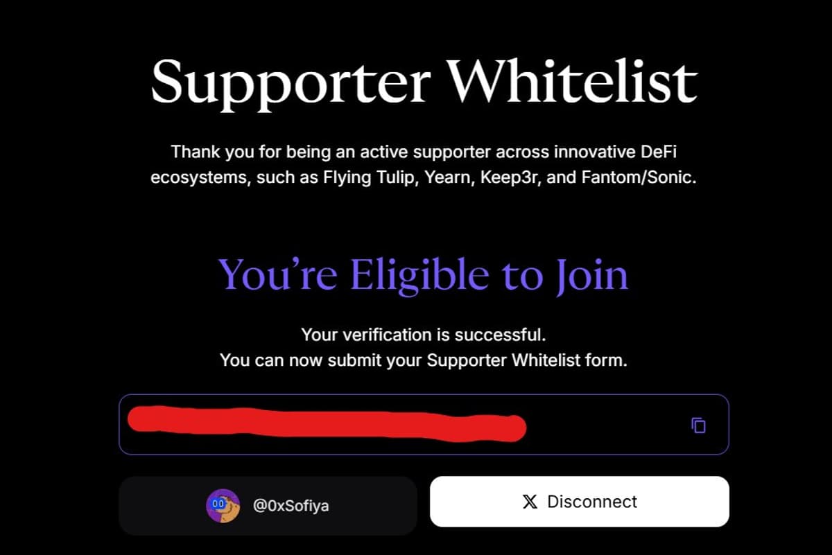 User Thanks Andre Cronje, Asks Whitelist Round Count