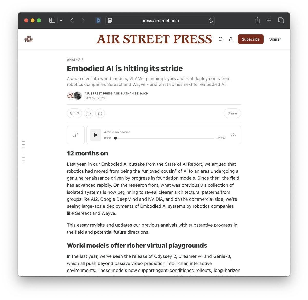Embodied AI Renaissance Fueled by Foundation Model Advances