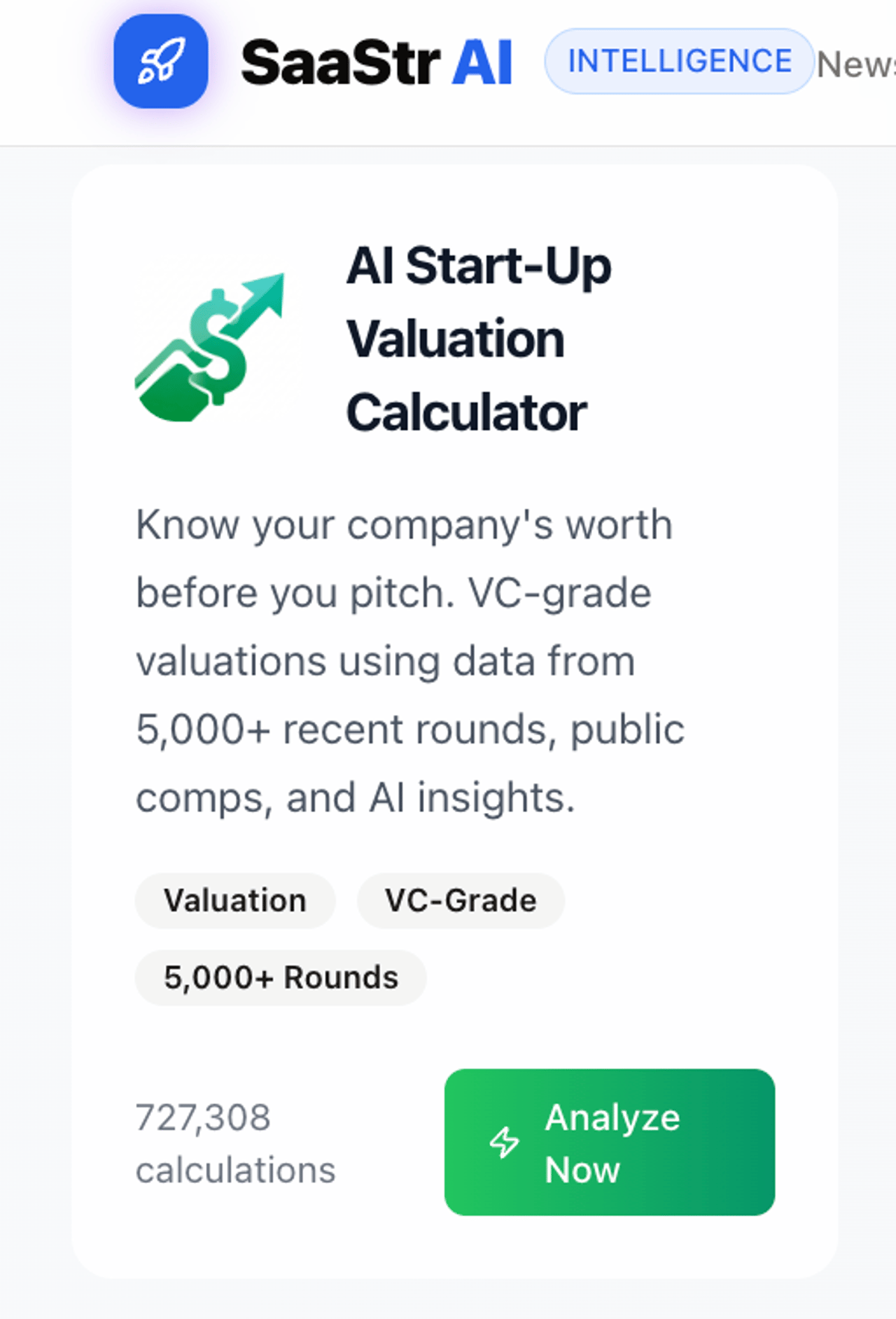 Instantly Gauge Your Startup's Value and Funding Odds