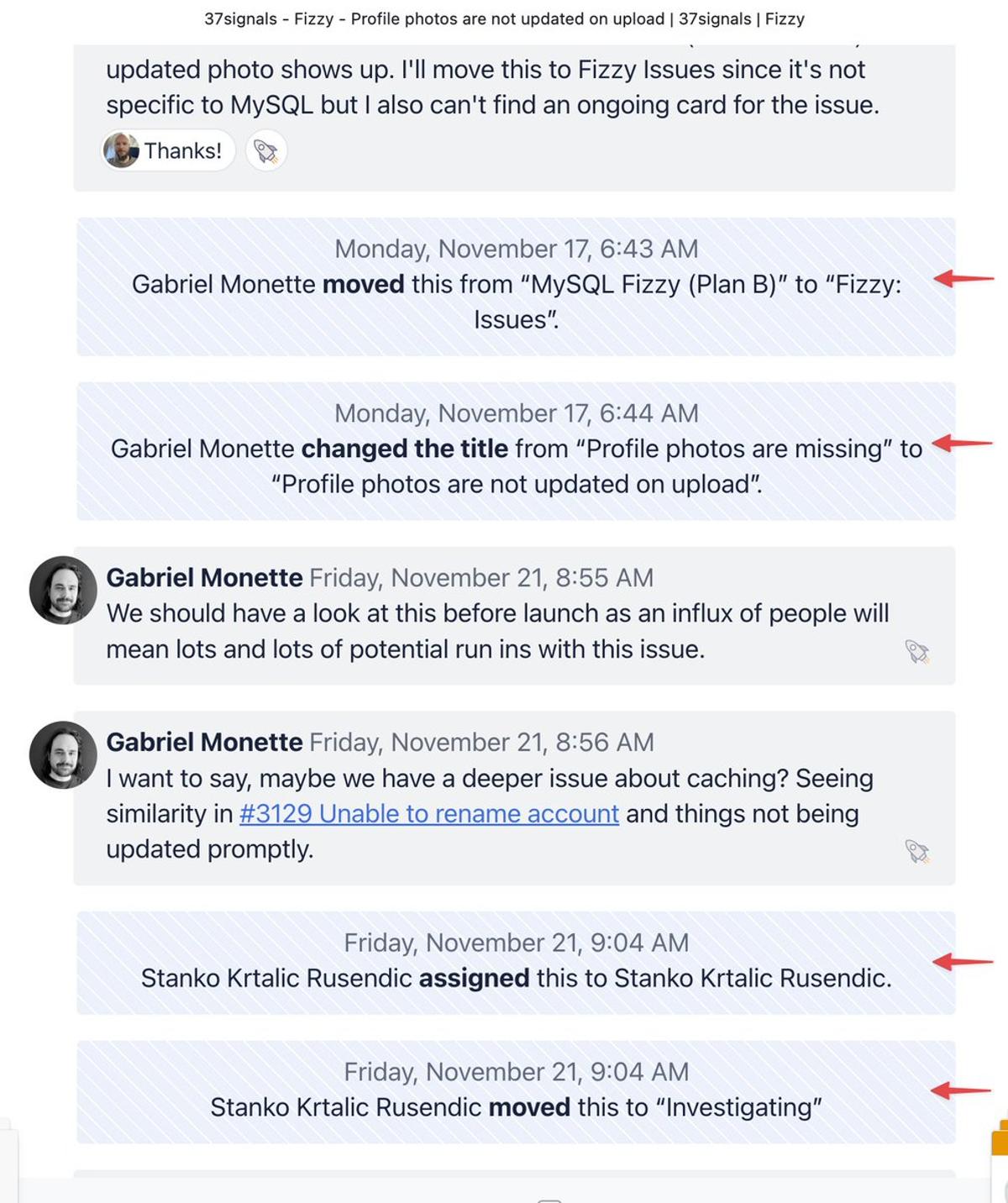 Fizzy Update Streamlines Threads by Collapsing Activity