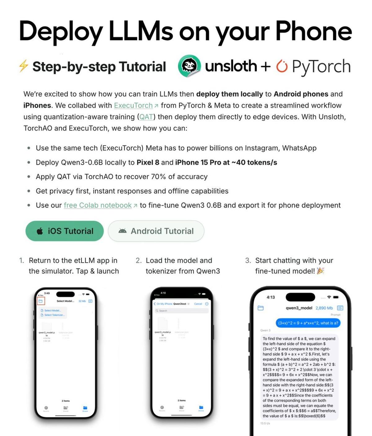 Run Fine‑Tuned LLMs Directly on Your Phone