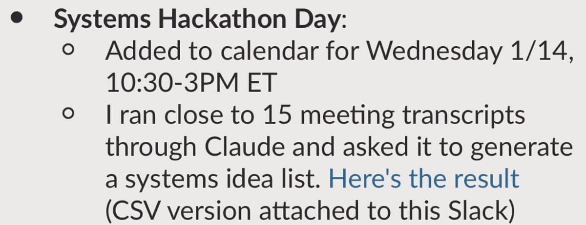 Schedule a Systems Hack Day to Automate Workflows
