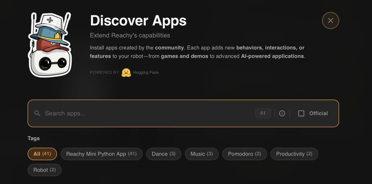 Community Reachy Mini Apps: Wishlist and Gaps Identified