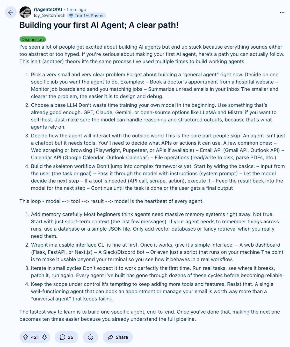 Follow This Roadmap to Build Your First AI Agent