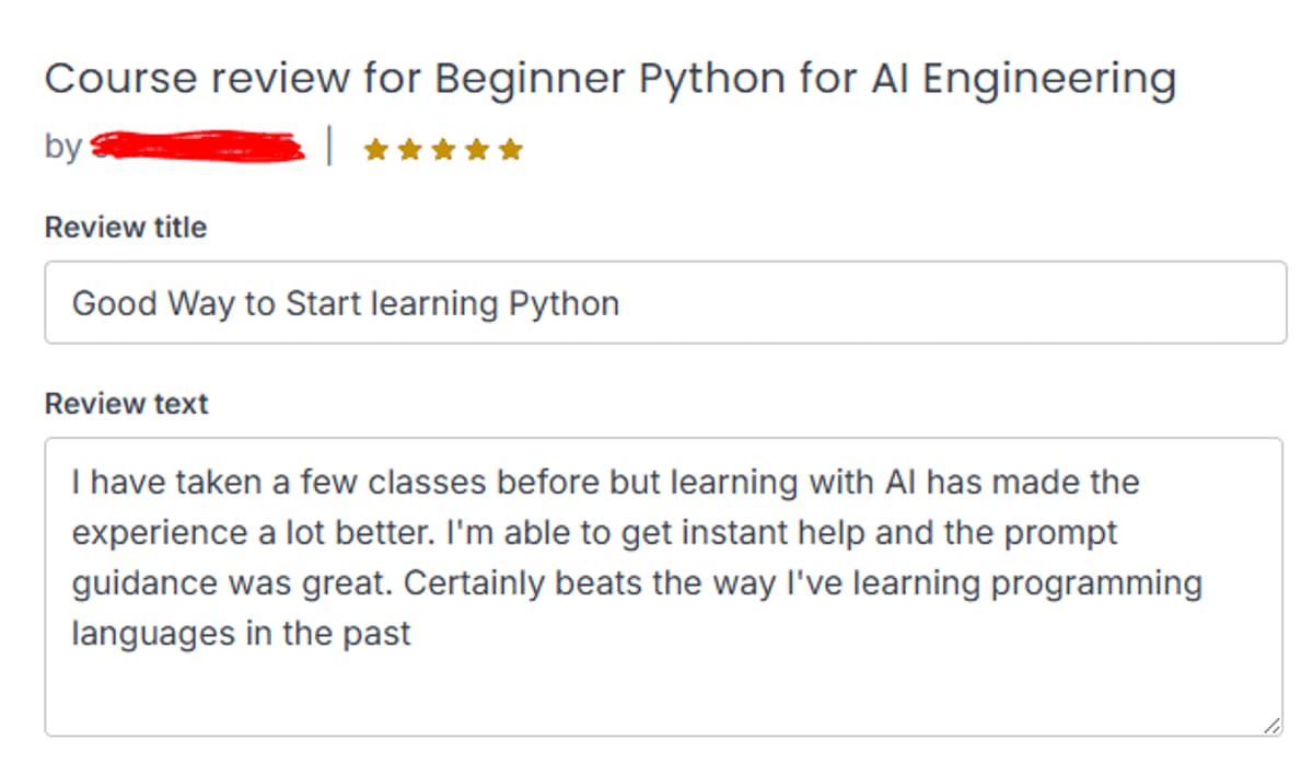 Learn Python for AI by Building Real Projects