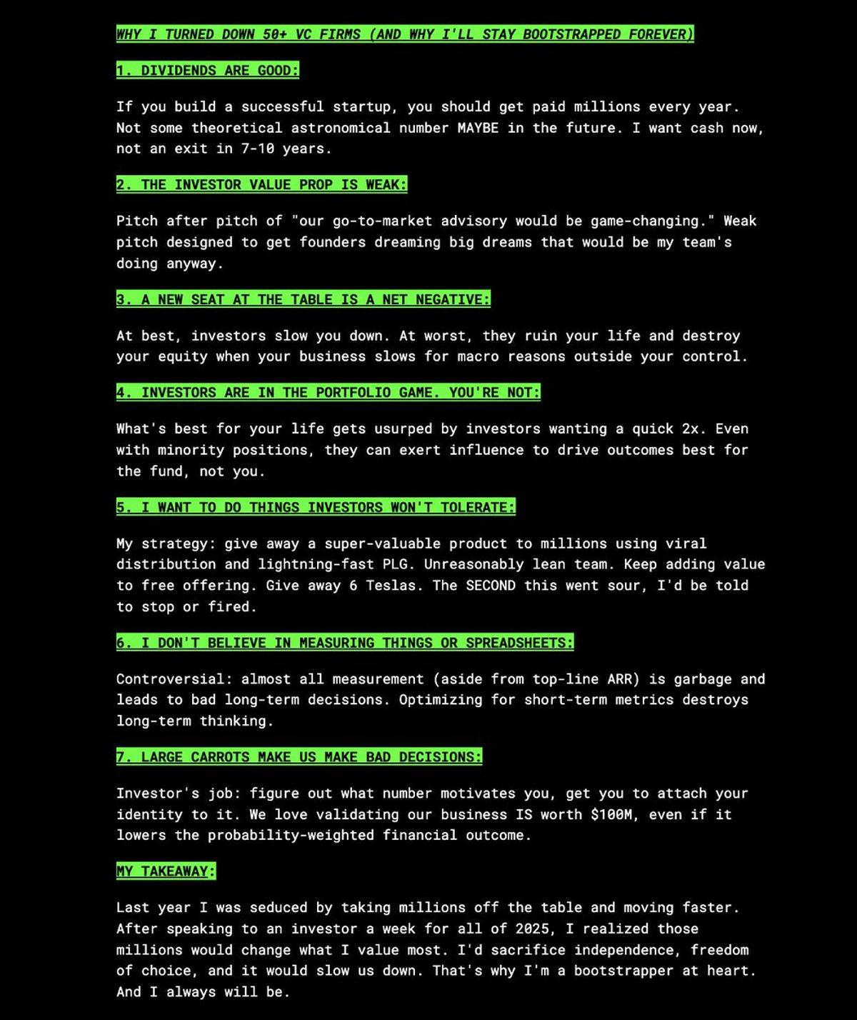 Bootstrapped $22M SaaS Founder Rejects VC Funding