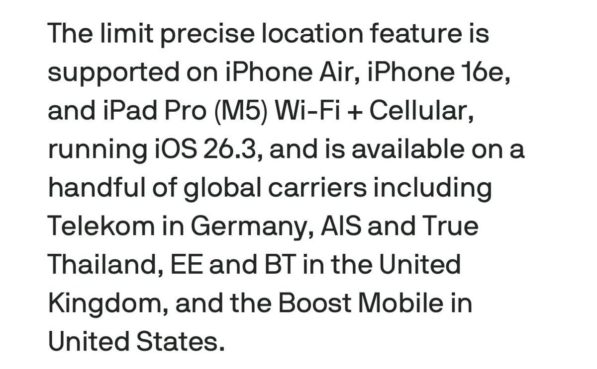 Apple's iPhone Privacy Shield Lacks U.S. Carrier Support