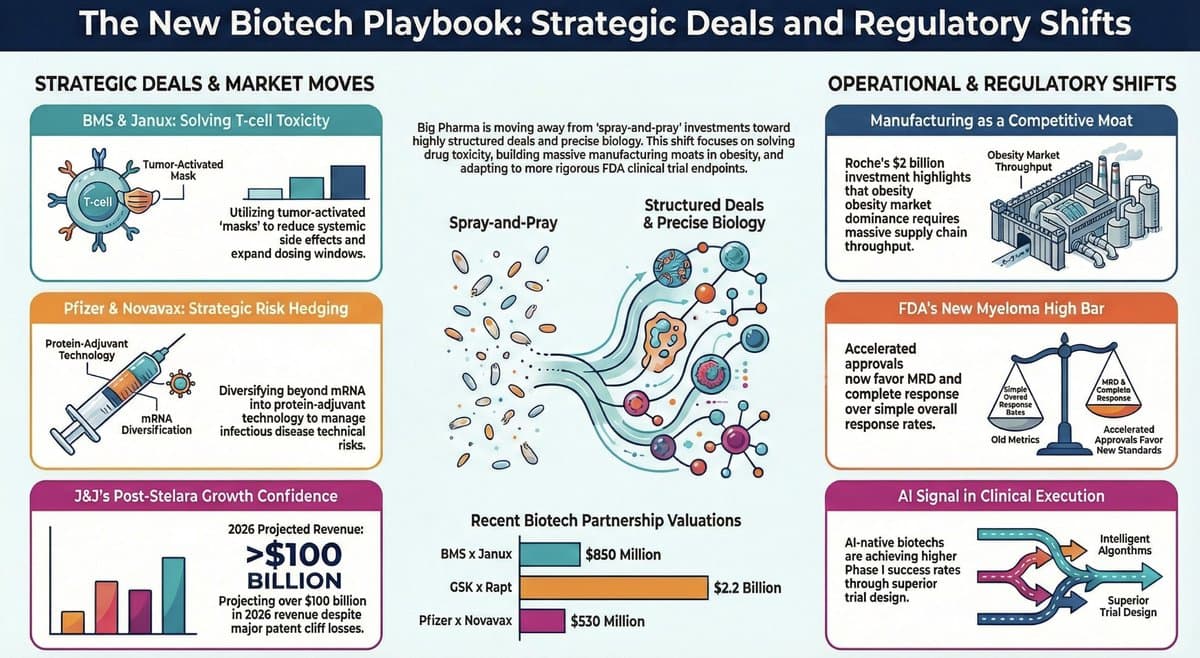 Biotech Shifts: New Masks, Diversification, AI‑Driven Trials