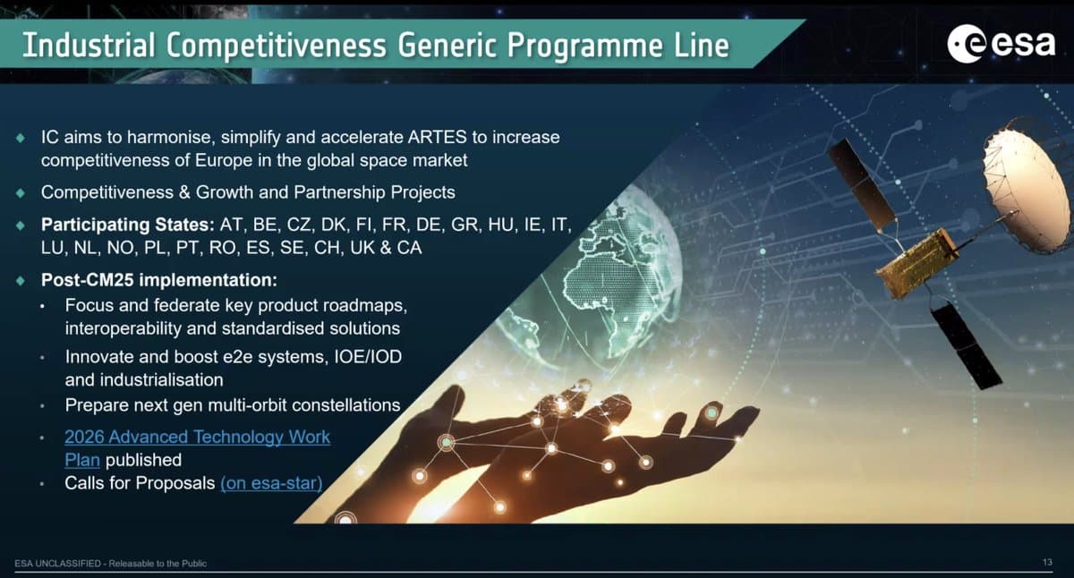 ESA Backs Iris2 Low-LEO Expansion with NRE Reimbursements