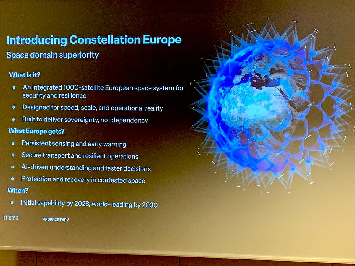 Iceye Pitches 1,000‑satellite EU Network by 2030