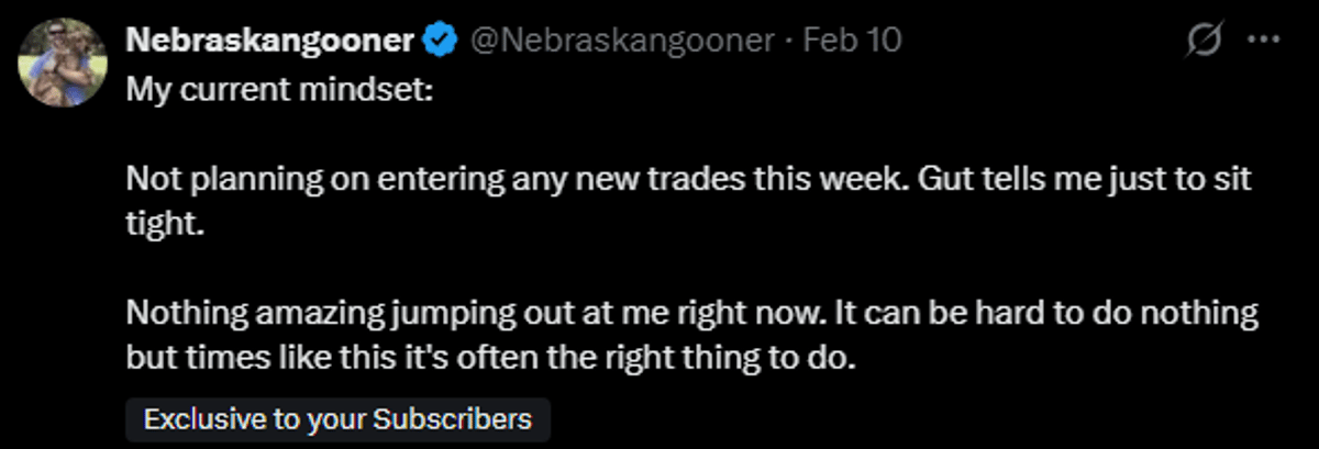 Prioritizing Capital Preservation Over New Trades