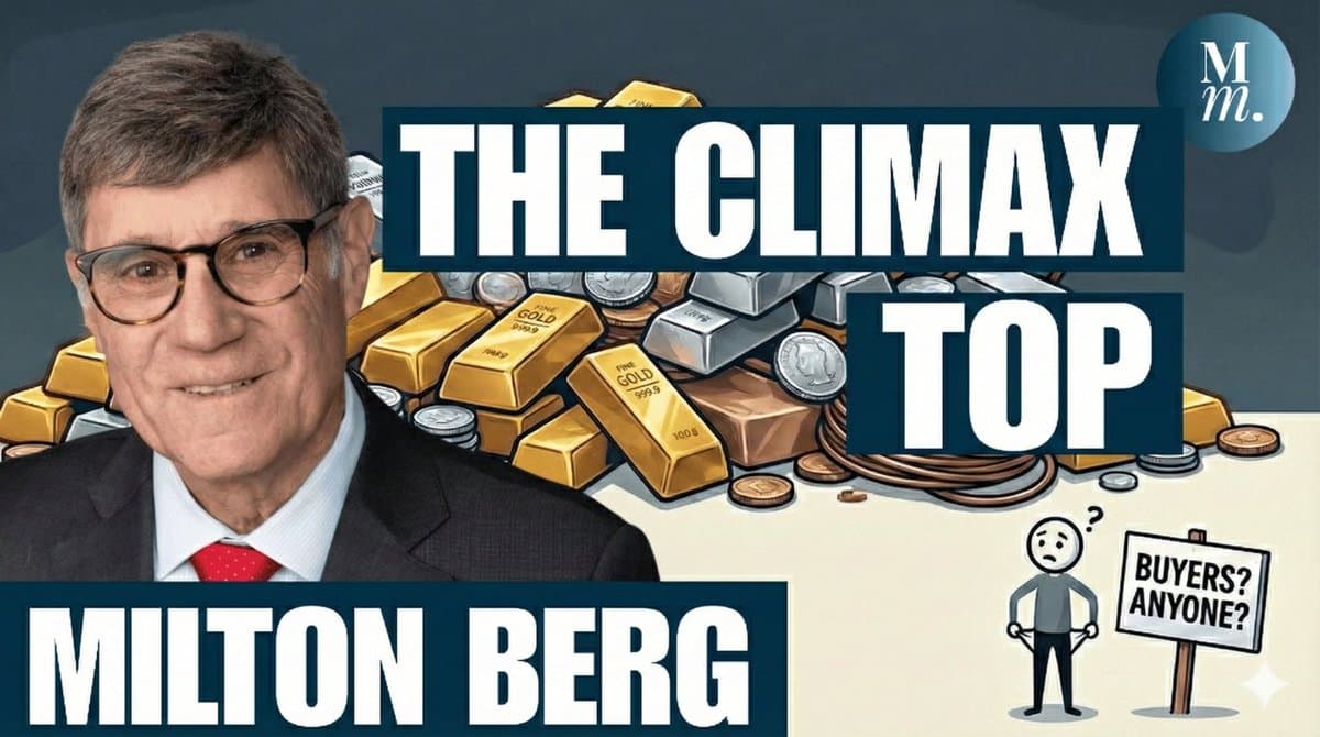 Climax Top Signals Bear Market for Precious Metals