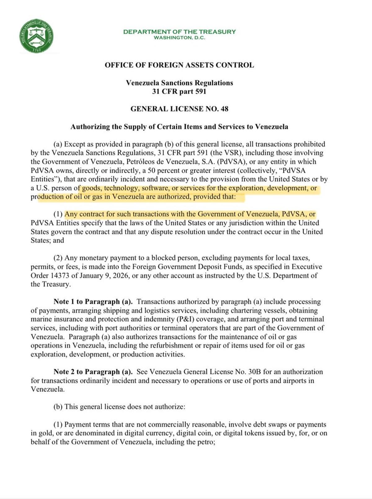 U.S. Grants License to Revive Venezuela's Oil Production