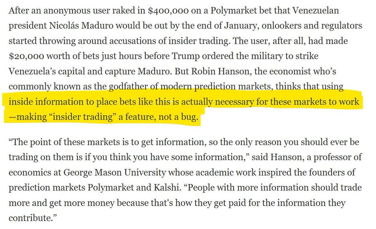Insider Information Essential for Functional Prediction Markets