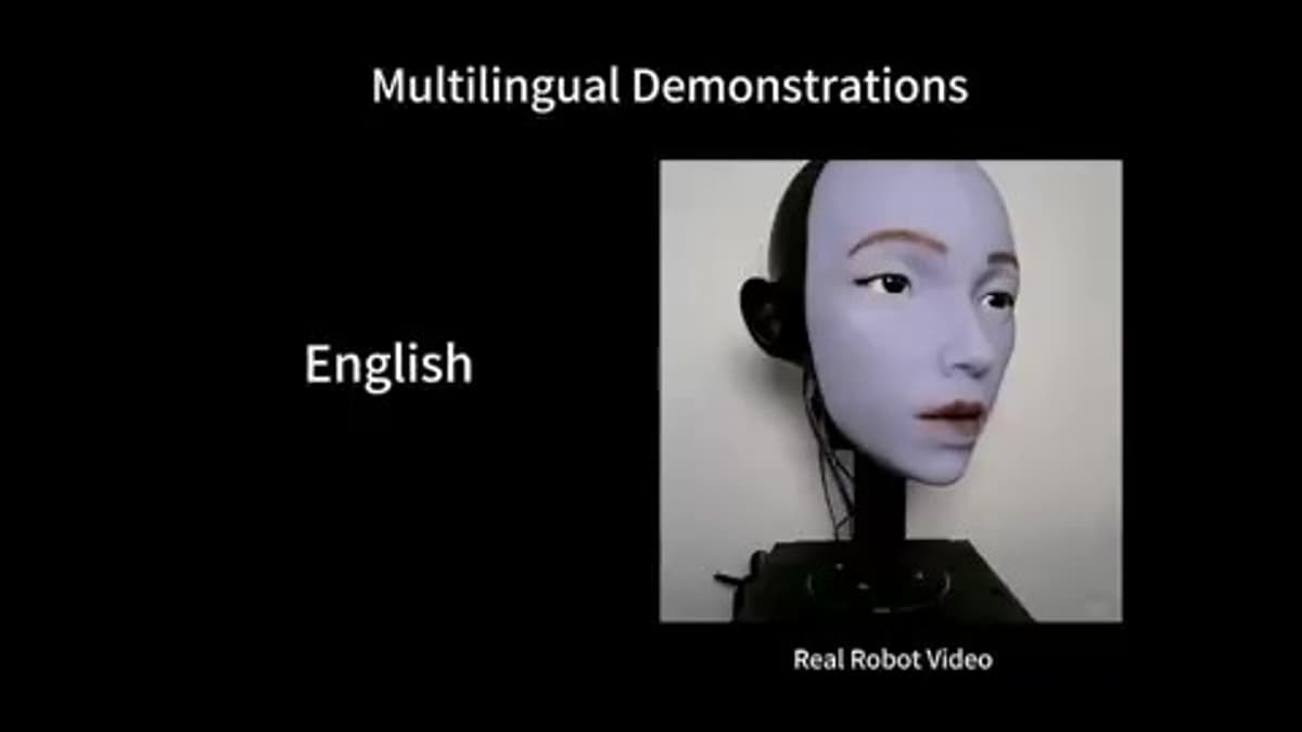 Robot Faces Now Sync Lips Across 12 Languages