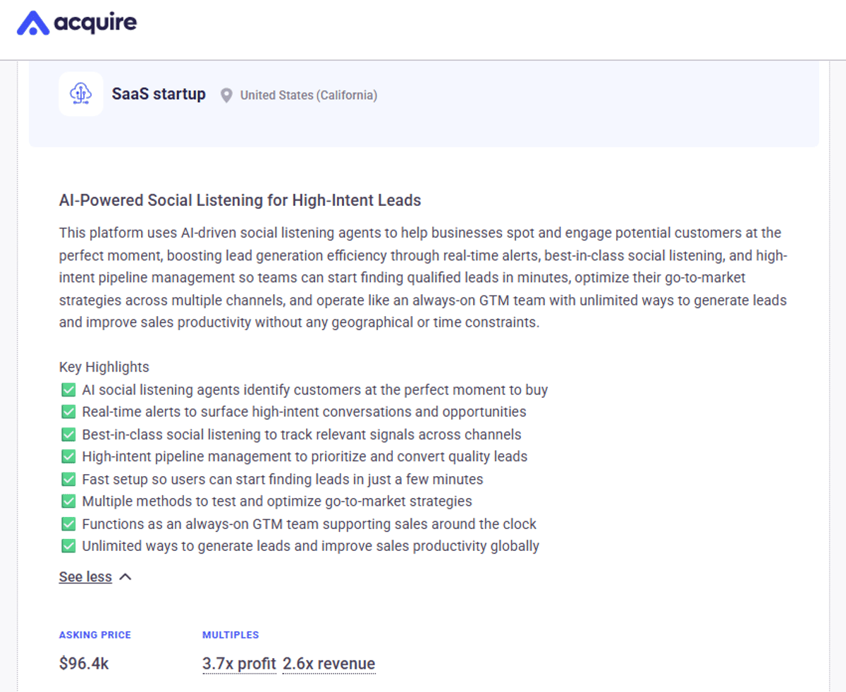 AI Social Listening SaaS Generates $63K ARR, 2000% Growth