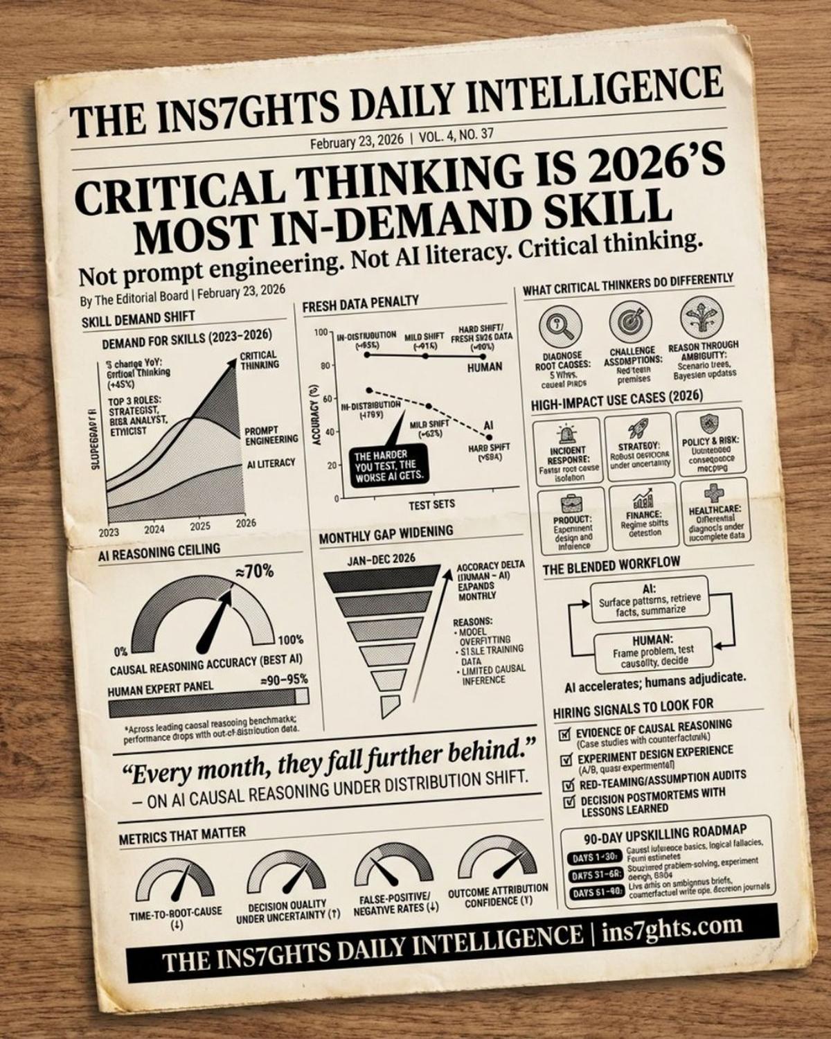 Critical Thinking Beats Prompt Engineering as 2026 Moat
