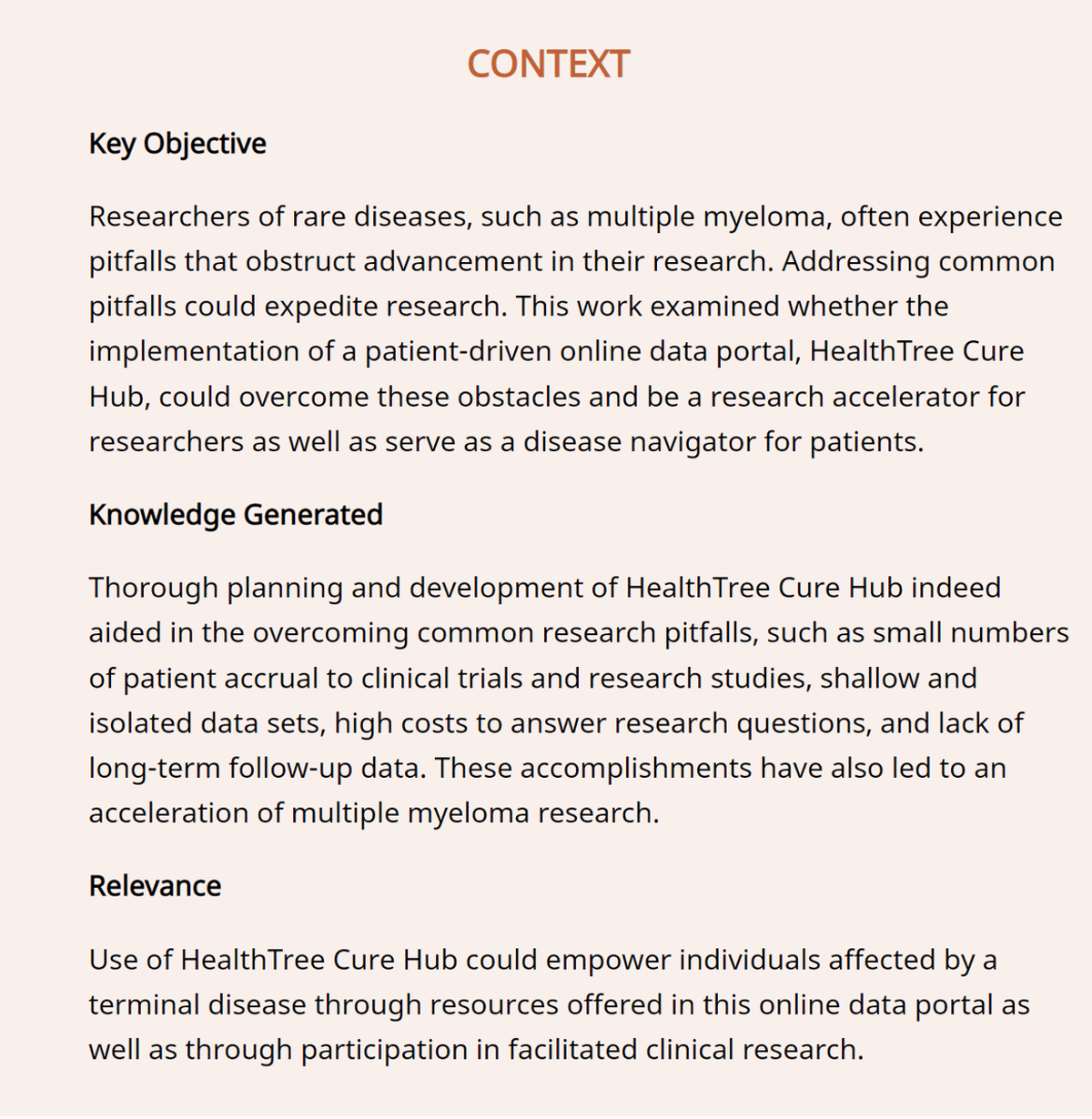 Patient‑Driven Platform Accelerates Multiple Myeloma Research