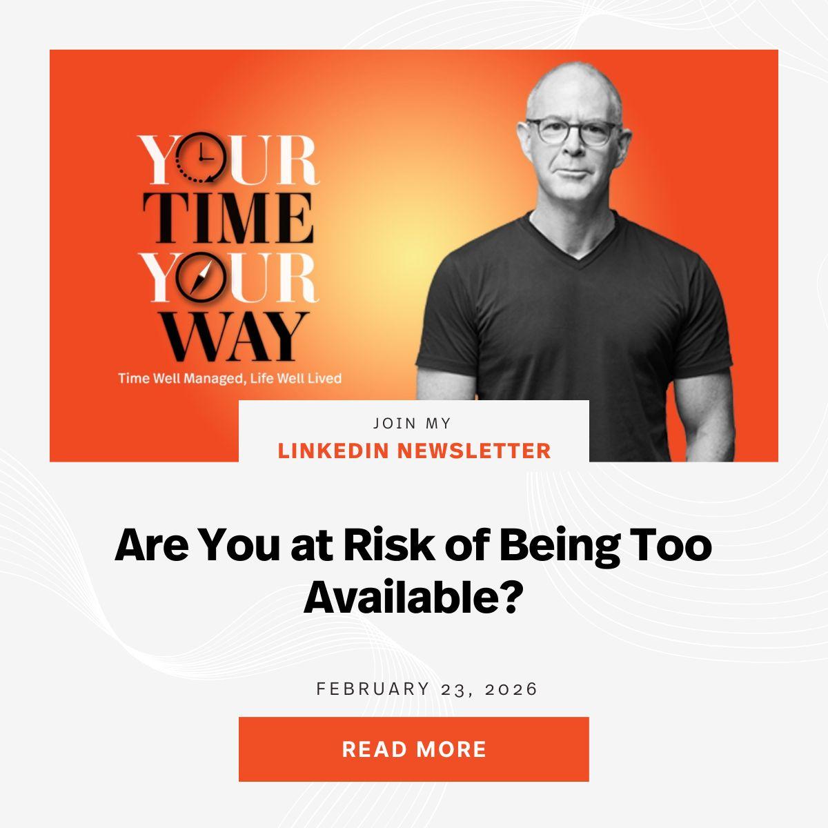 Limit Availability to Protect Focus and Productivity