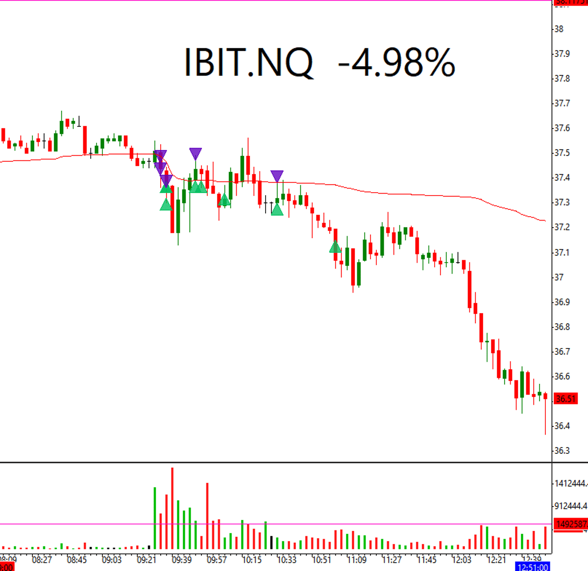 Bitcoin's Weakness Fuels $IBIT Short‑selling Frenzy