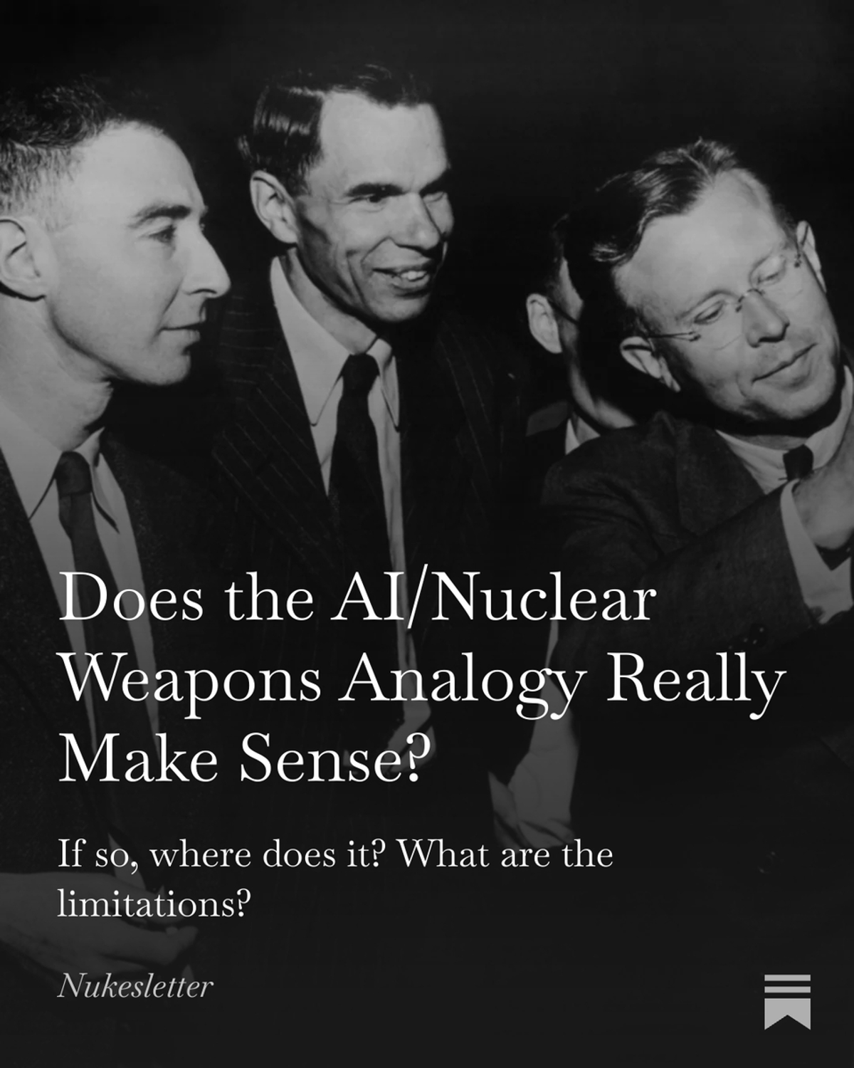 Comparing Nuclear Dawn to Today's AI Revolution