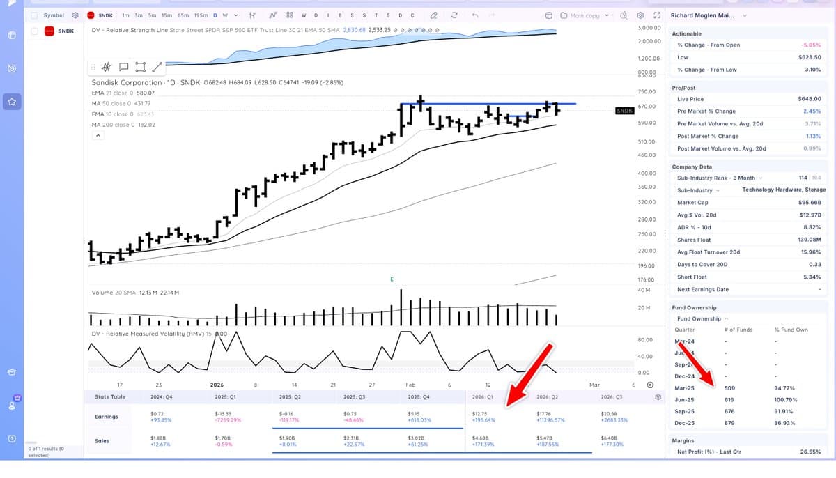 SNDK Holds 10‑EMA, Pauses Amid Wild Estimates