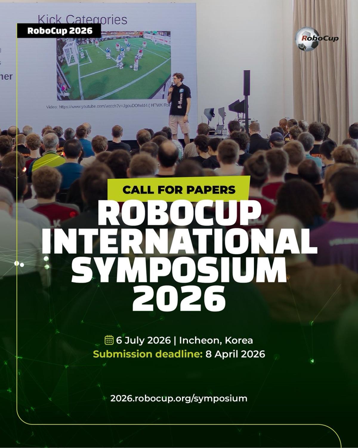RoboCup 2026 Calls for Papers, New Open Tools Track