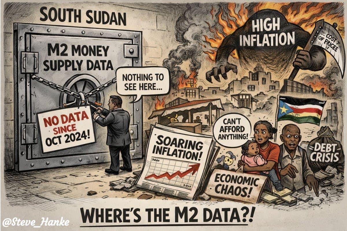South Sudan Lacks Reliable Money Data, Undermining Accountability