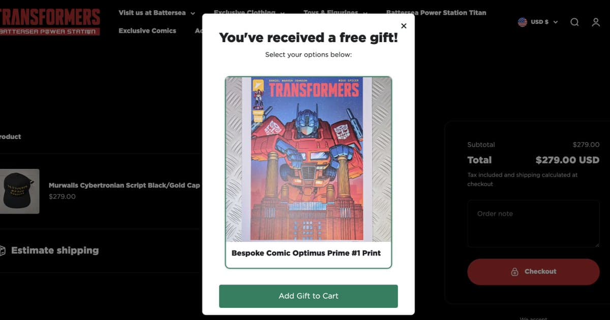 Brands Autonomously Launch Free Gift Promos via Our App