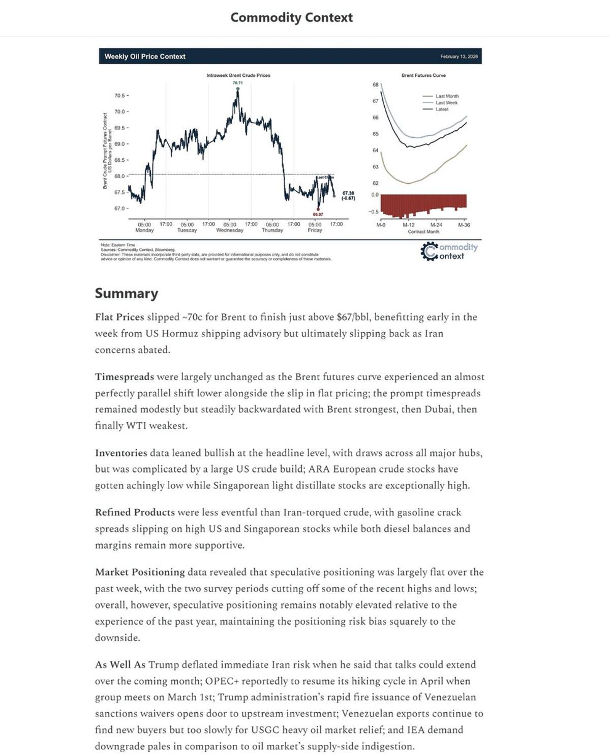 Crude Swings on Hormuz Alert, US‑Iran Talks, Venezuela Relief