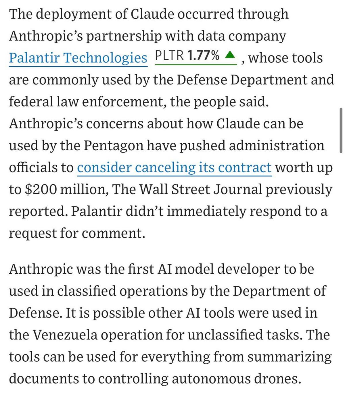 Pentagon Deploys Anthropic’s Claude in Maduro Capture