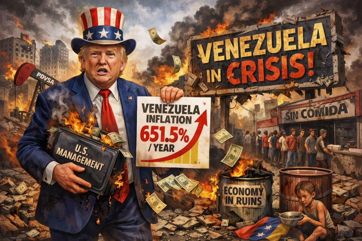 Venezuela Inflation Hits 651.5% Under U.S. Management