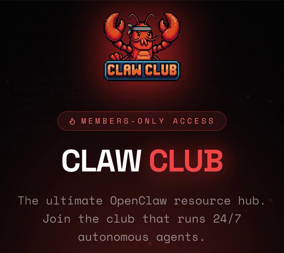 First 100 Get Lifetime Claw Club Access for $100