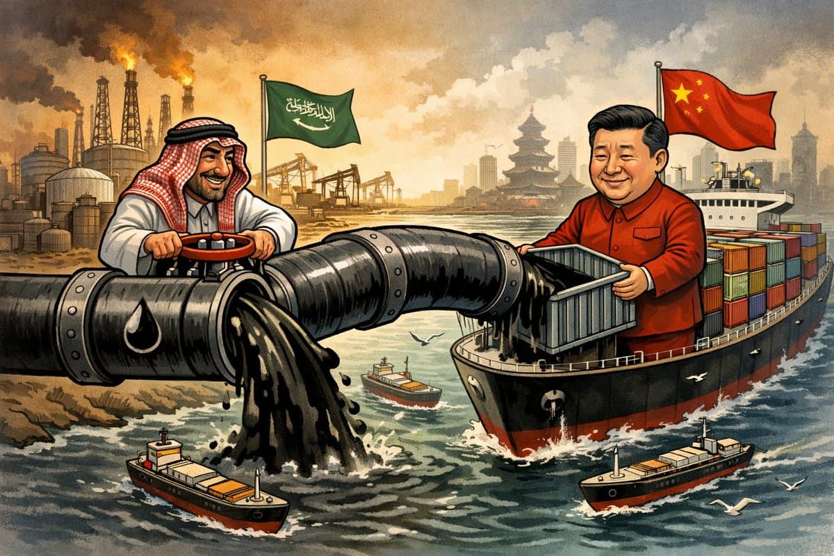 Saudi Crude Shipments to China Hit Multi-Year High