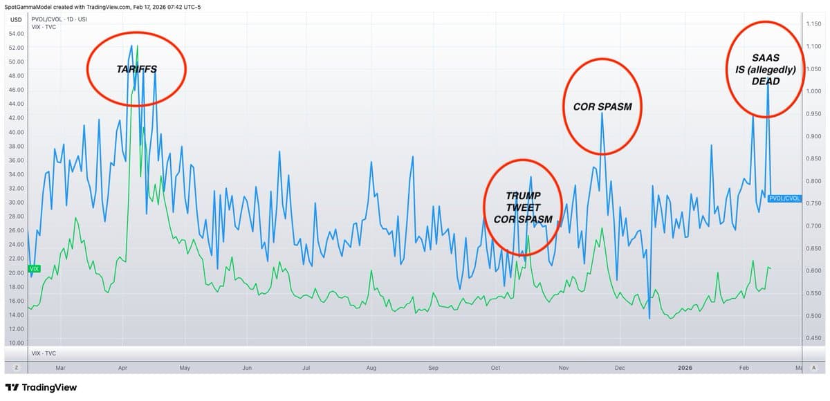 VIX Lags Behind Single‑Stock PC Ratio Indicator
