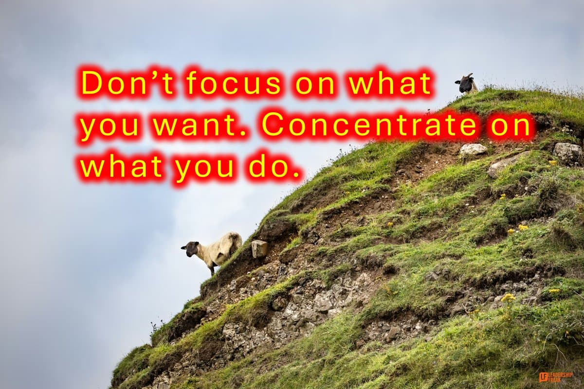 Focus on Actions, Not Outcomes, for Lasting Progress