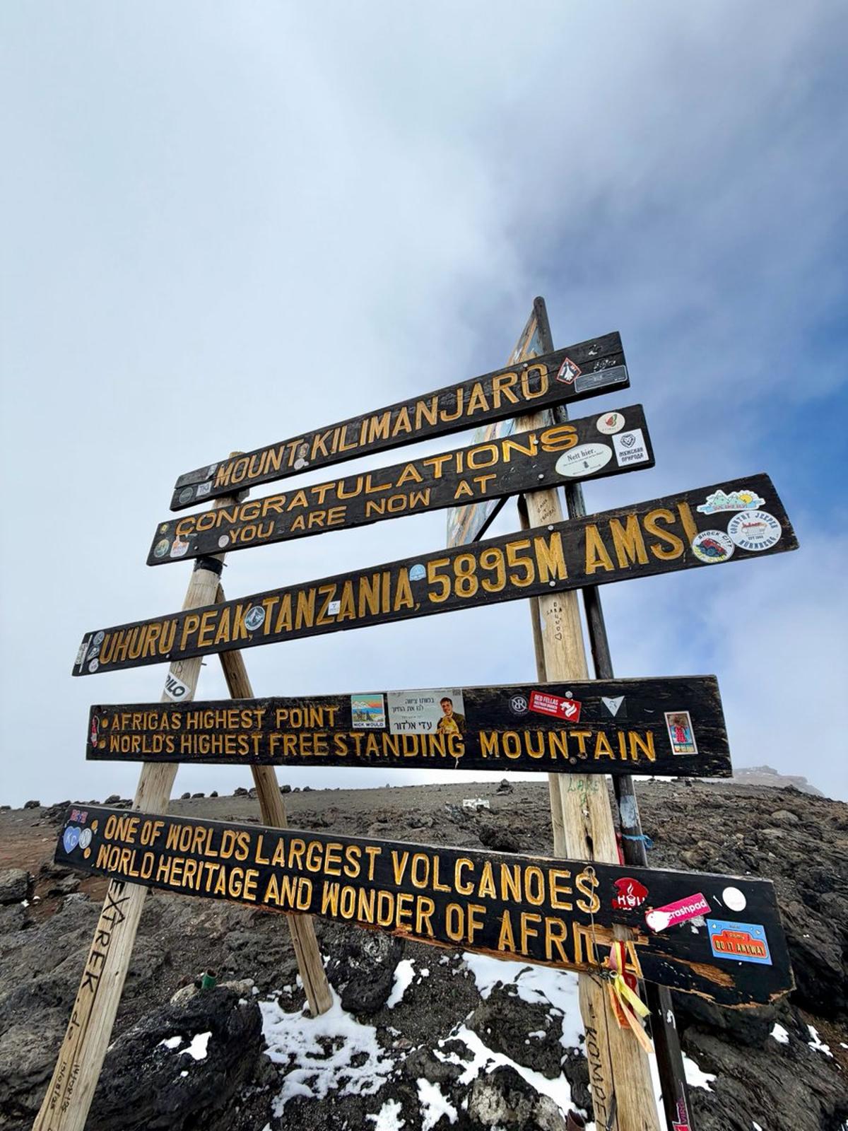 Engineer Sticks Boom Logo Atop Kilimanjaro for Contest