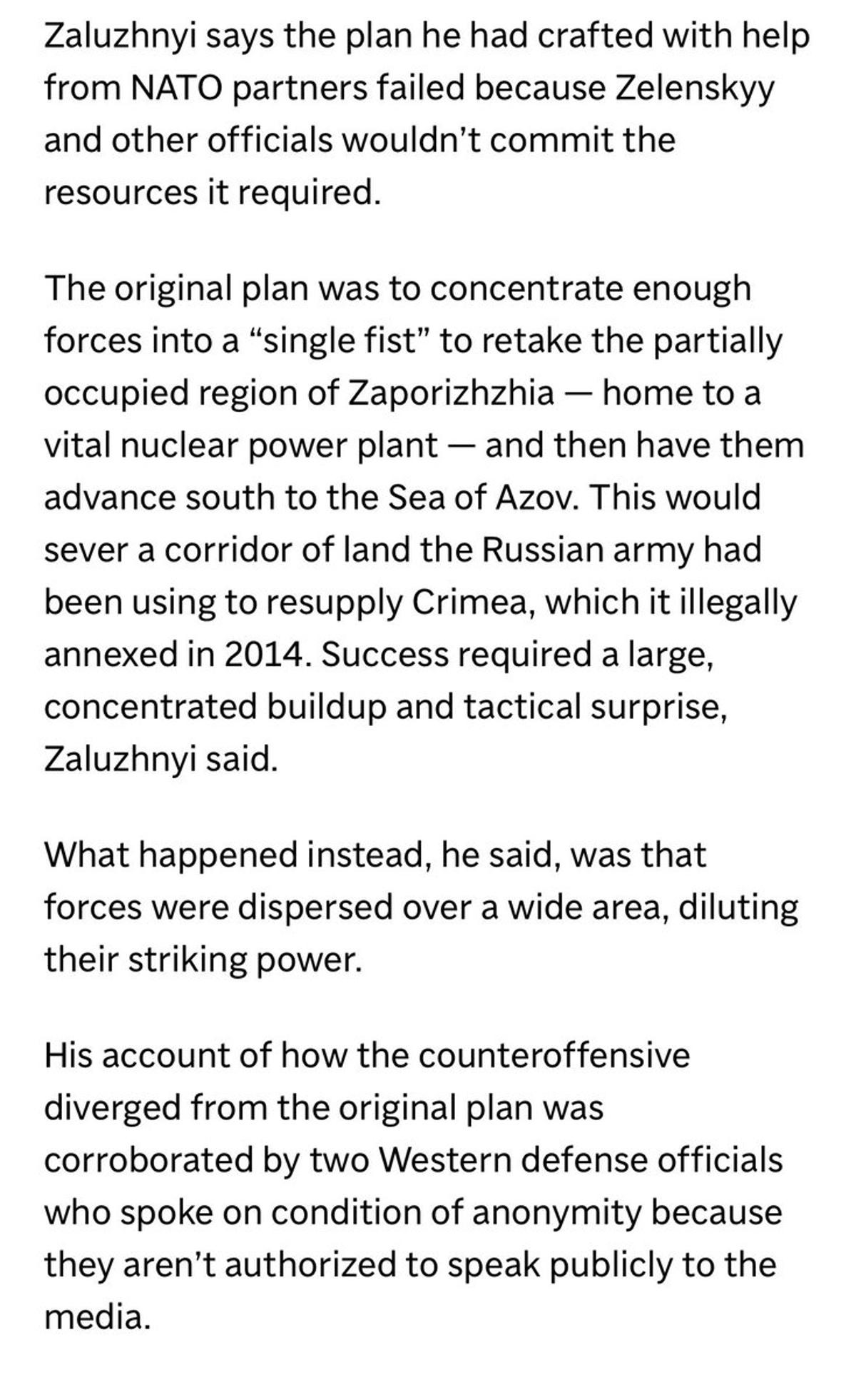 Dispersed Troops Derailed Ukraine’s Plan to Cut Crimea Supply